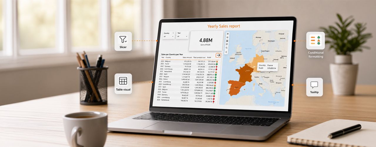 5 snelle Power BI-features voor een professioneel dashboard in 30 minuten