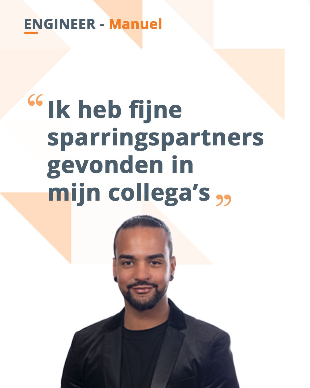 "Ik heb fijne sparringspartners gevonden in mijn collega's"