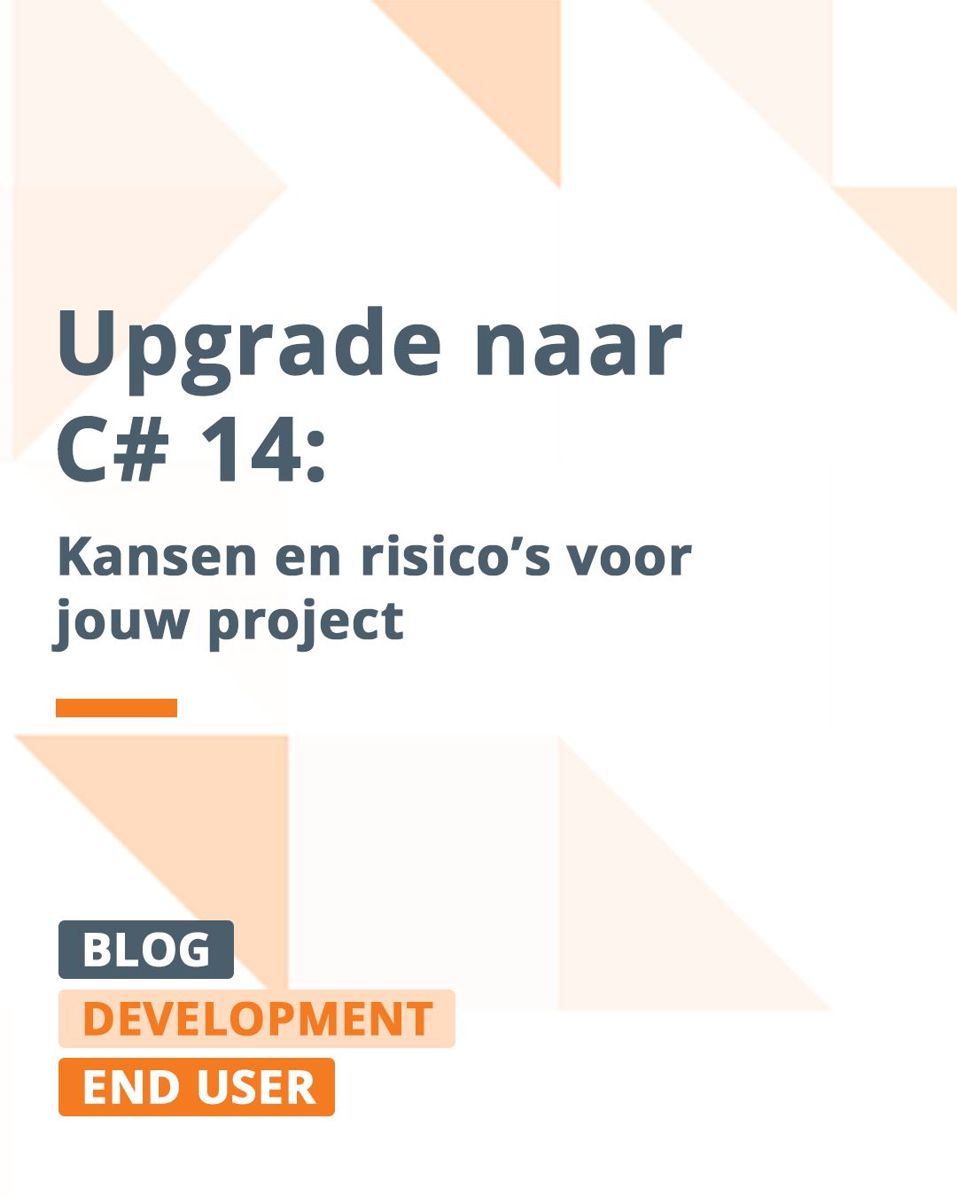 Upgrade naar C# 14: kansen en risico's voor jouw project
