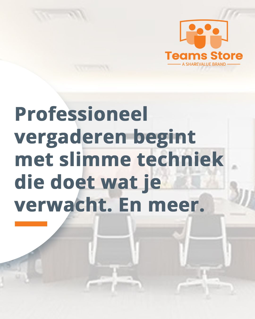 Er is niets effectiever dan een vergadering die technisch gewoon werkt